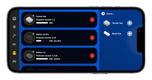 Controlz - MOC controller Screen 2