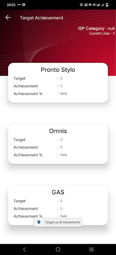 Android application Usha ISP Demo screenshort