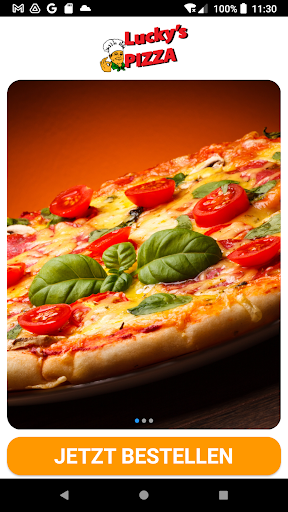 Android application Luckys Pizza screenshort