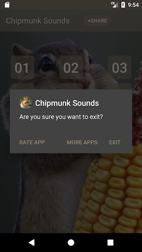 Chipmunk Sounds Screen 3