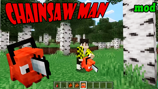 Chainsaw man for minecraft