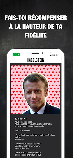 Bagelstein, App d(in)fidélité Screen 3