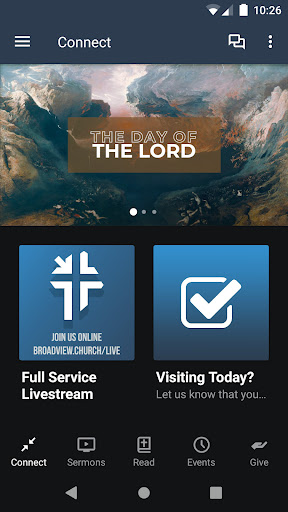 Android application Broadview Baptist Church screenshort