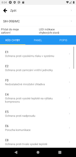 Android application SINCLAIR TechHelp screenshort