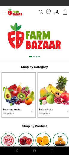 Android application Farmbazaar screenshort