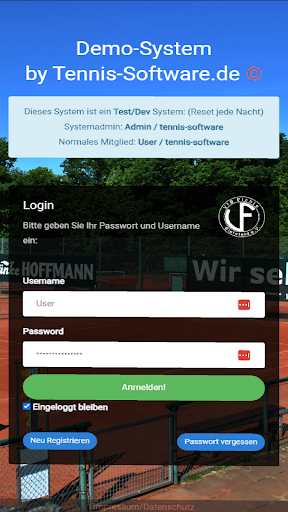 Tennis-Software.de Screen 2