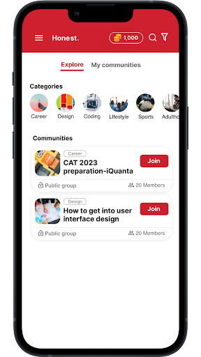 Android application Student Tribe screenshort
