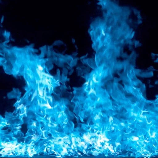 النار الزرقاء خلفية متحركة