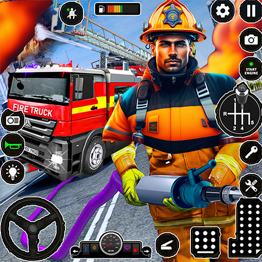 FireFighter Fire Truck Fireman