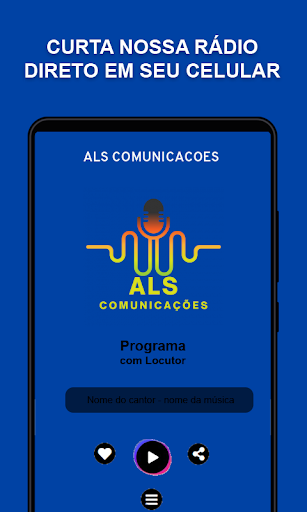 Android application Als Comunicações screenshort