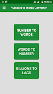 Numbers to Words Converter Screenshot