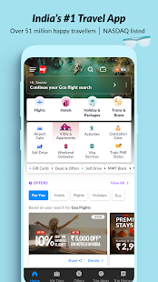 MakeMyTrip: Travel Booking App screenshots 1