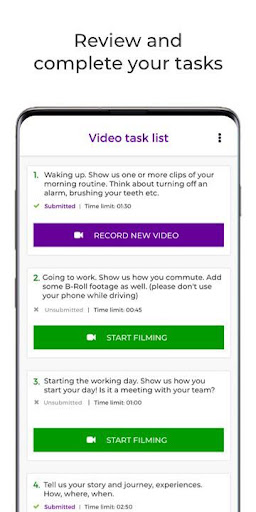 UpShot studio Screen 2