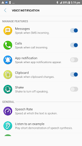 Captura 2 Voice Notification android