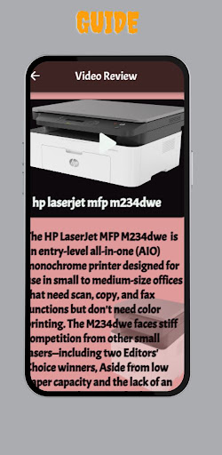 hp laserjet mfp m234 guide Screen 2