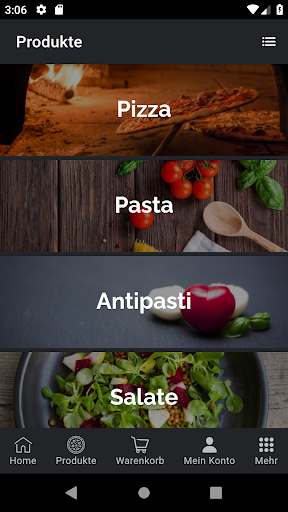 Android application LA TRAT-TORIA screenshort
