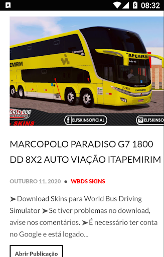 SKINS WORLD BUS DRIVING SIMULA Screen 2