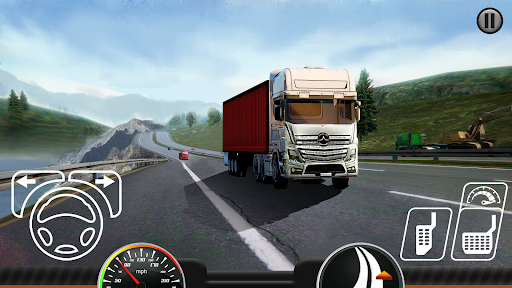 Android application Euro Truck Transport Cargo Sim screenshort
