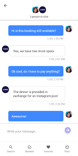 Model Dinners Screen 3