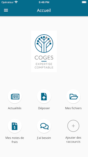 Android application Coges Expertise Comptable screenshort