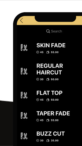Master Mobile Barbershop Screen 3