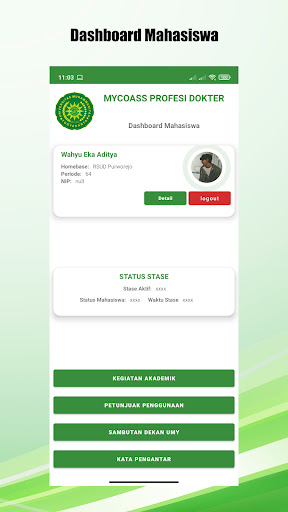 MyCoass Screen 2