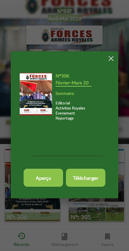 Revue des FAR Screen 2