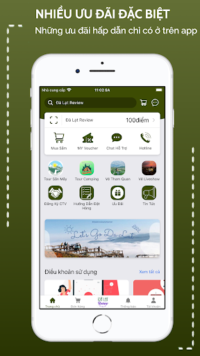 Android application Đà Lạt Review Tất Tần Tật screenshort