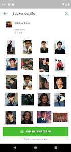 Captura 2 Aidan Gallagher Stickers for W android