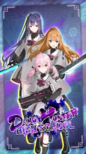 Demon Hunter High School: Sexy Anime Battle Girls Mod APK v3.0.20 (Dinero ilimitado) 2022 1