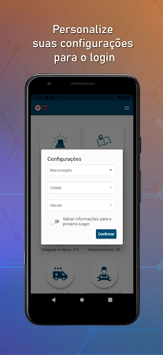 Android application Aplicativo Urgência Móvel screenshort