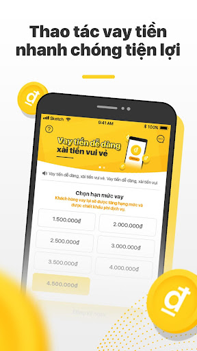 Android application Ví vui vẻ- Vay tiền online tiệ screenshort