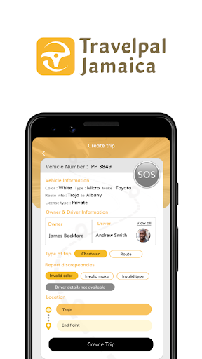Android application Travel Pal Jamaica screenshort