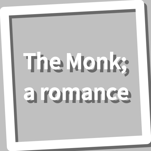 Book, The Monk; a romance logo