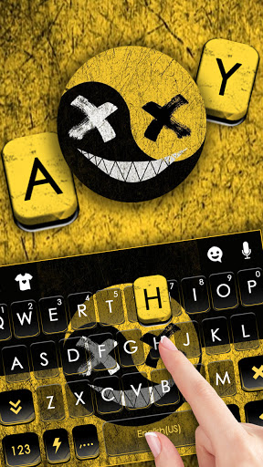 Evil Smile Emoji Keyboard Back Screen 2