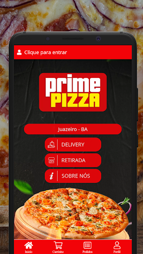 Android application Prime Pizza screenshort