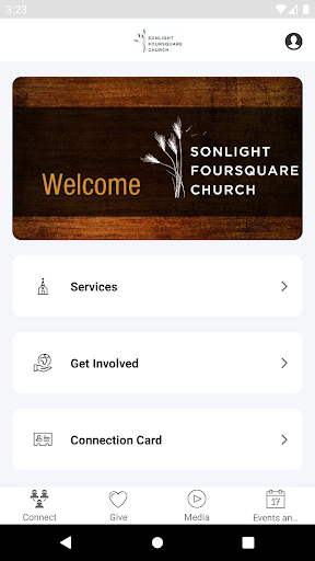 Android application Sonlight Foursquare screenshort