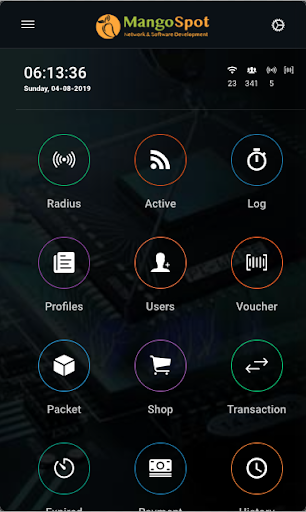 Android application MangoSpot screenshort