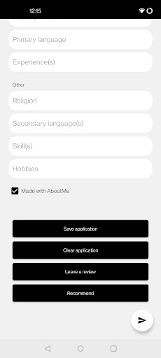 AboutMe Pro - Profile Creator