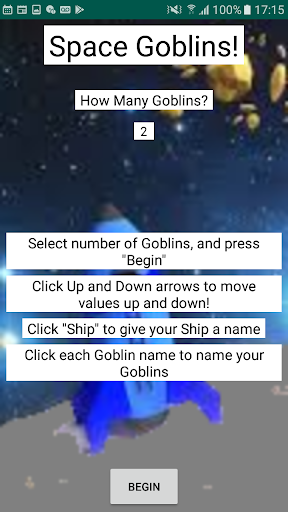 Space Goblins Tracker Screen 2