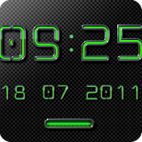 NEON GREEN Digi Clock Widget icon