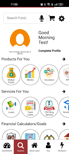 Android application ROYAL ASSET FINSERV screenshort
