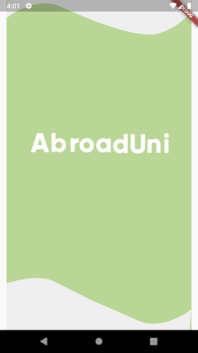 Android application AbroadUni screenshort