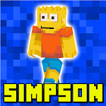 Cover Image of ダウンロード Bart in Mcpe - Map Simpsons for Minecraft PE 7.1 APK