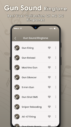 Gun Sounds Ringtone Screen 2
