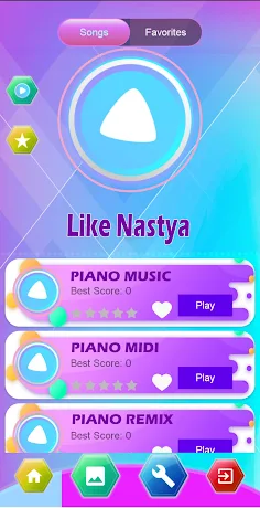 Like Nastya Game Piano Music - Screenshot 1