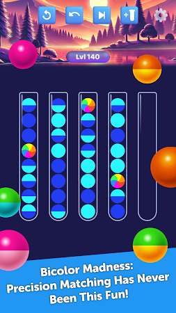 Game screenshot Ball Sort Bicolor hack