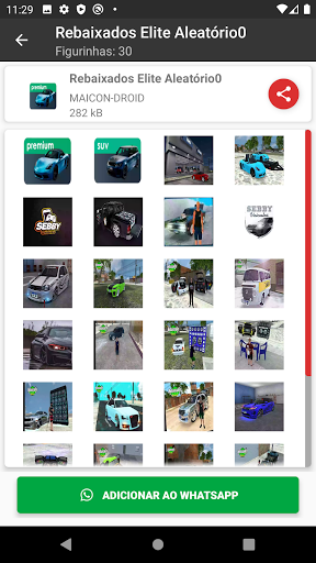 Figurinhas Rebaixados Elite Brasil Beta-WAStick