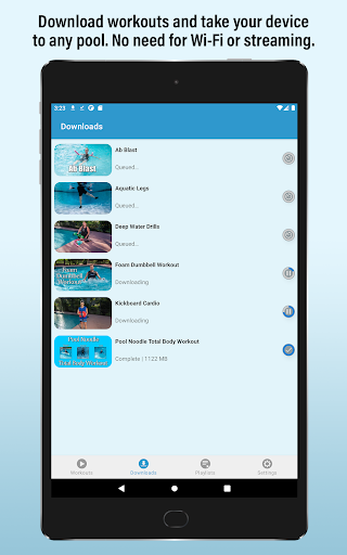 Screenshot of PoolFit