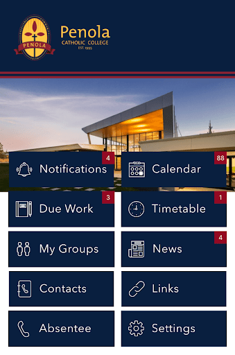 Android application Penola Catholic College screenshort